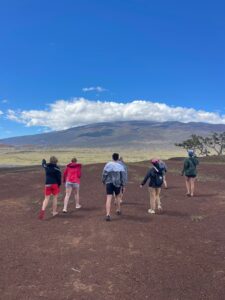 Walking on the sacred hill