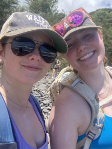 Margo and I before the hike 