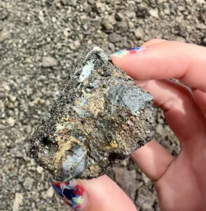 Iridescent Lava Rock