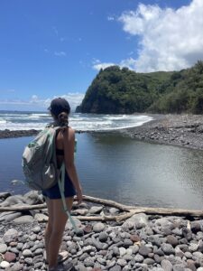 Me at the bottom of the Pololu Valley