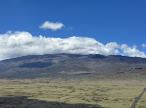 view from hariy hill of Mauna Kea